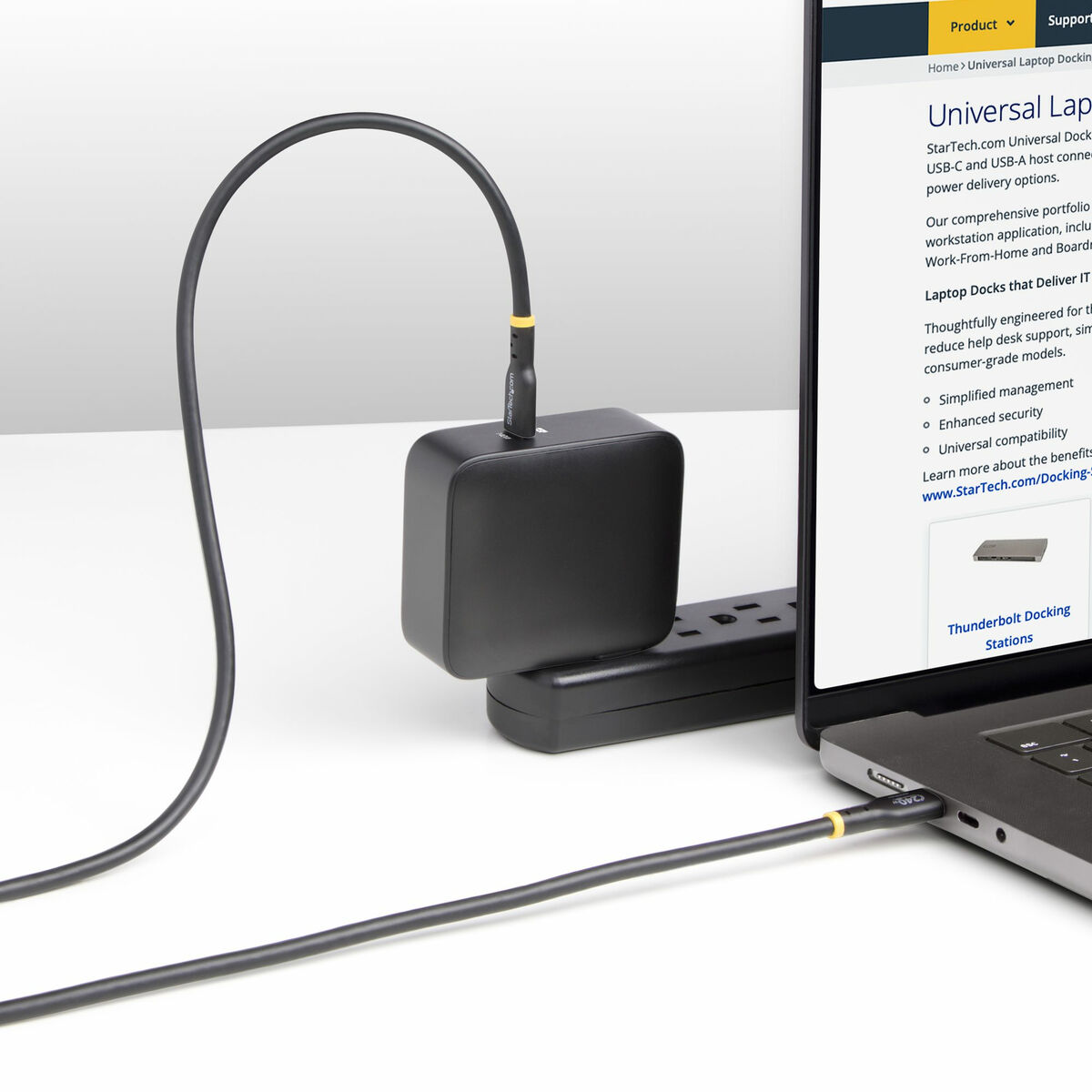 USB kábel Startech USB2EPR4M Čierna
